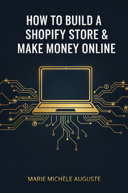 How to Build a Shopify Store & Make Money Online - Marie Michèle Auguste